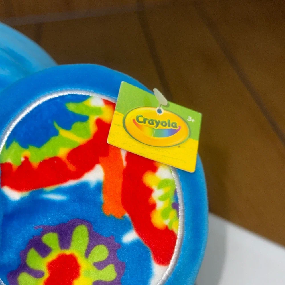 Crayola Tie Dye Koala Blue Plush Stuffed‎ Animal Toy 2022 82-0724-0-001 NWT